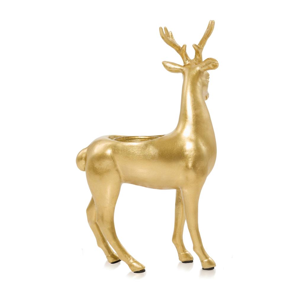 Standing Reindeer Tea Light Candle Holder