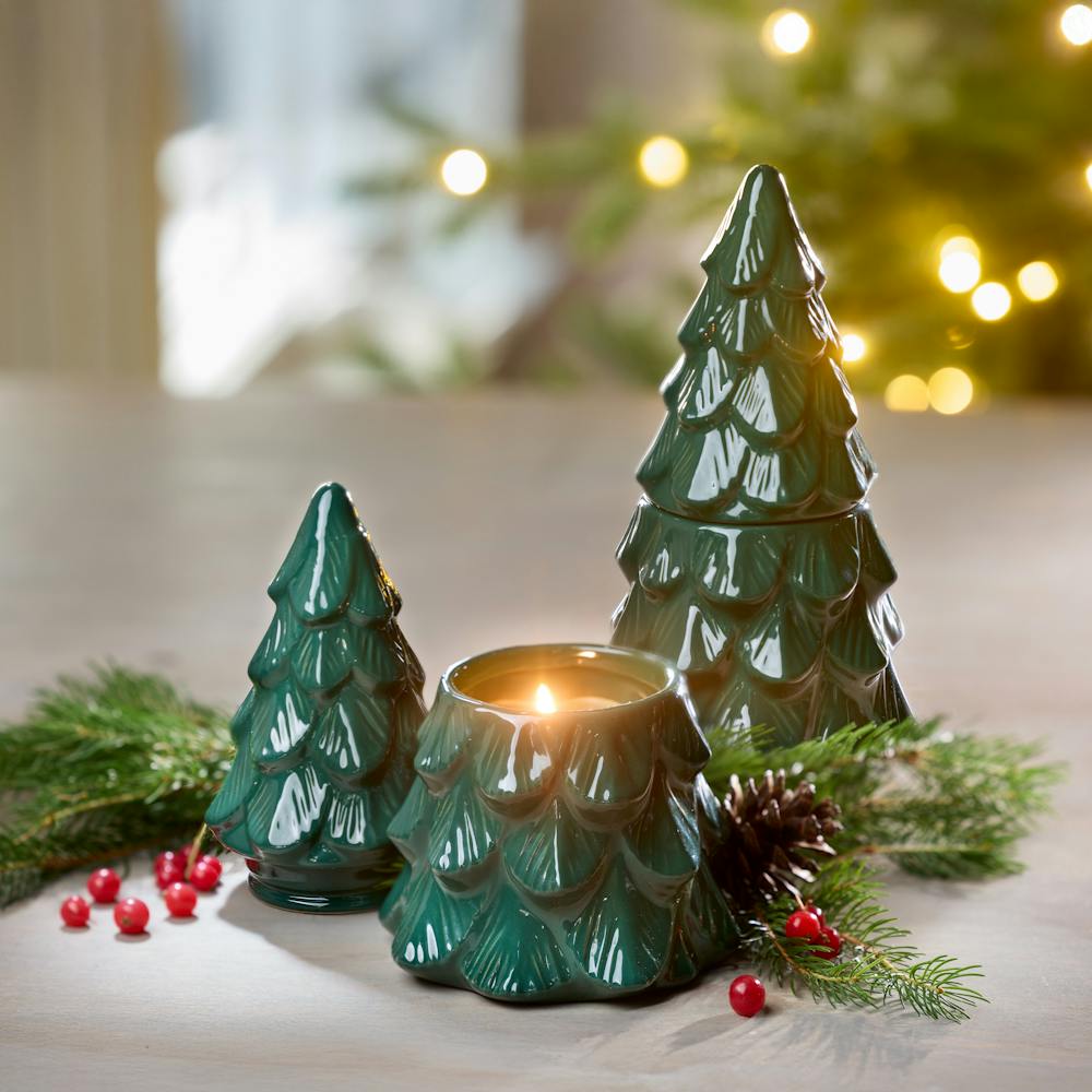 Balsam & Cedar Green Tree Candle