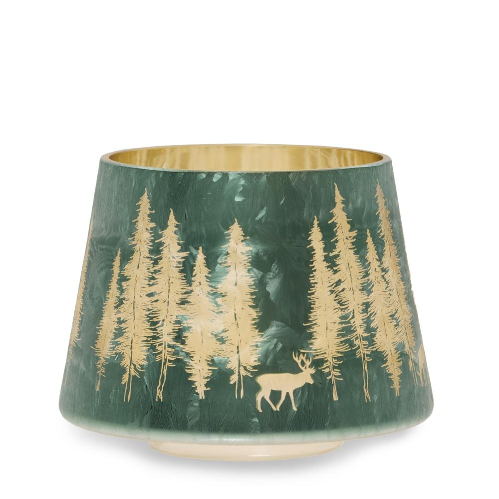 Flicker Woodland Green  Jar Shade