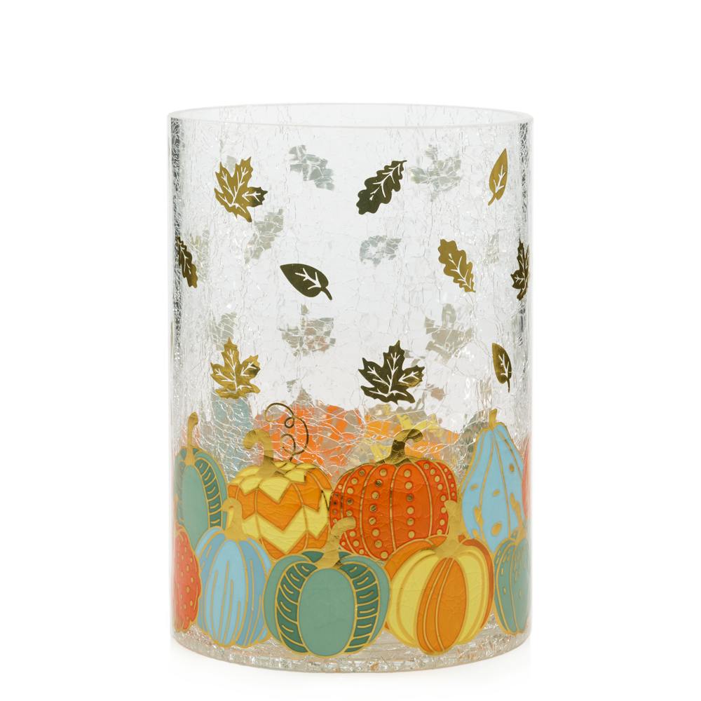 Fall Gourds Glass Holder