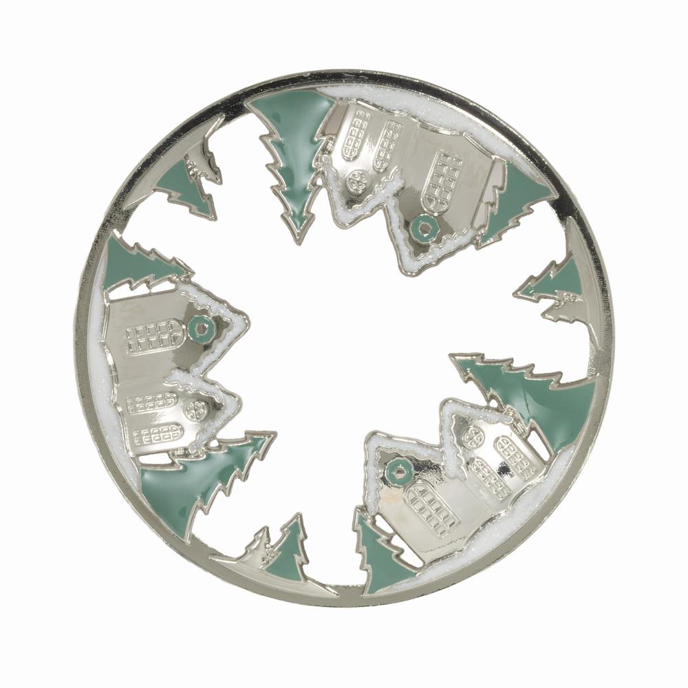 Winter Houses  Illuma-Lid® Jar Candle Topper